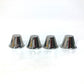 FENDI 7AR926 CHAOS Collaboration Shot Glass Set (4 pieces) with Case, Metal, Silver, Men's
