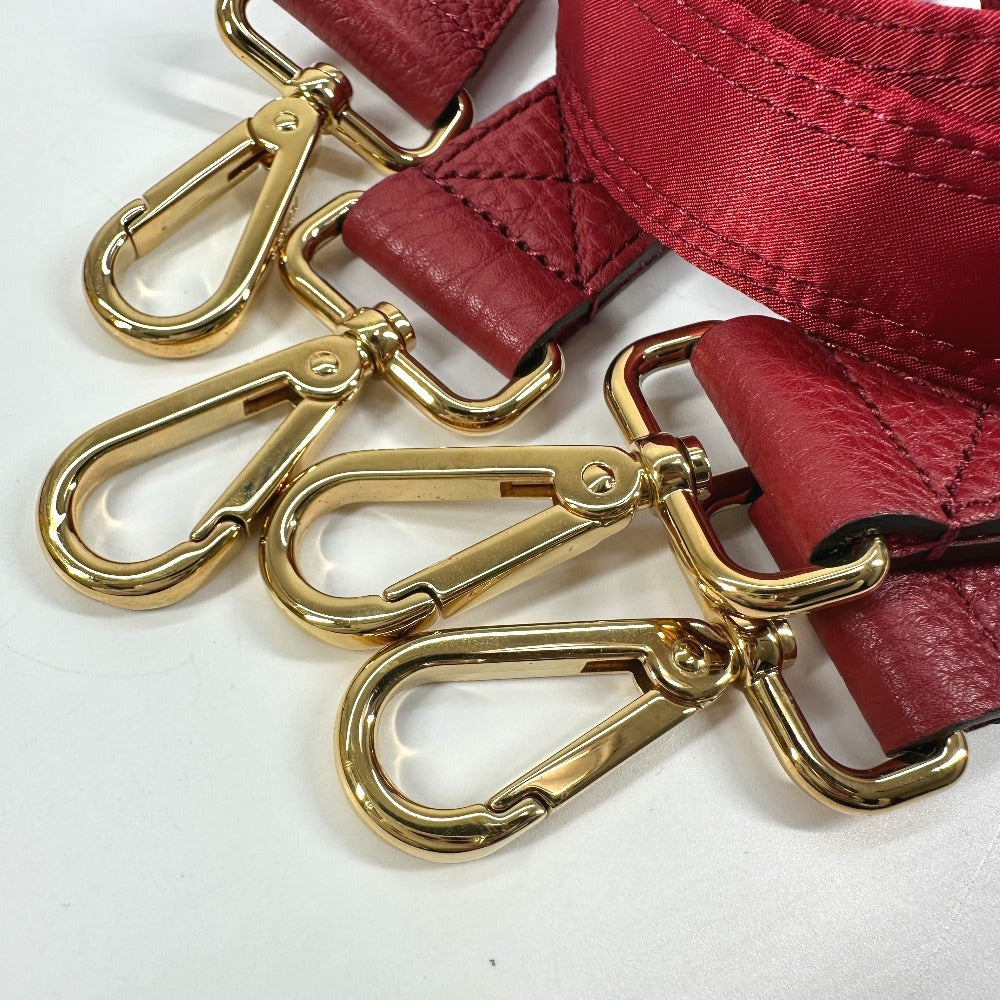 FENDI 7VA472 ポーター PORTER コラボ バケットバッグ 2WAYバッグ カバン 斜め掛け フラップ ポシェット ショルダーバッグ ナイロン レディース レッド - brandshop-reference