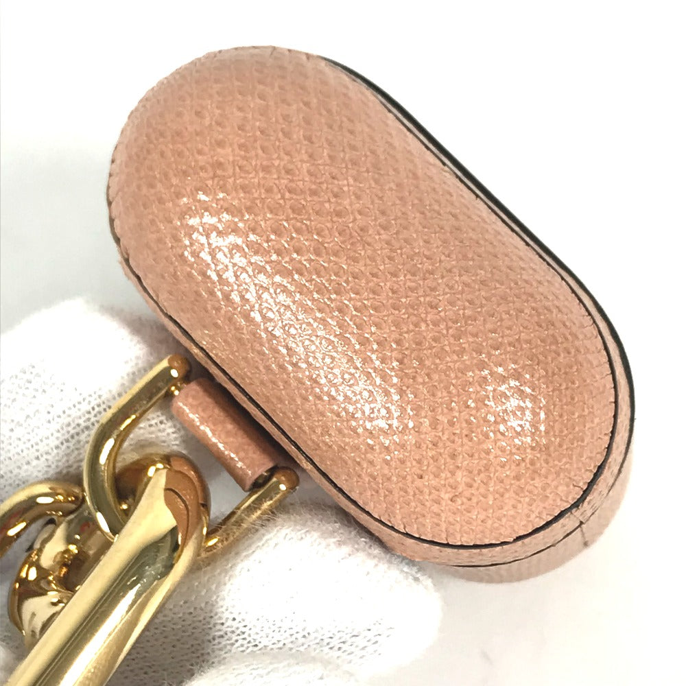 FENDI airpods ロゴ エアポッズケース イヤホンケース イヤフォンケース レザー レディース ベージュ