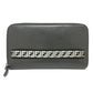 FENDI 7M0276 ズッカ柄トラベルウォレット 長財布 財布 ウォレット  長財布 レザー レディース グレー - brandshop-reference