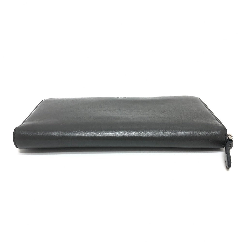 FENDI 7M0276 ズッカ柄トラベルウォレット 長財布 財布 ウォレット  長財布 レザー レディース グレー - brandshop-reference