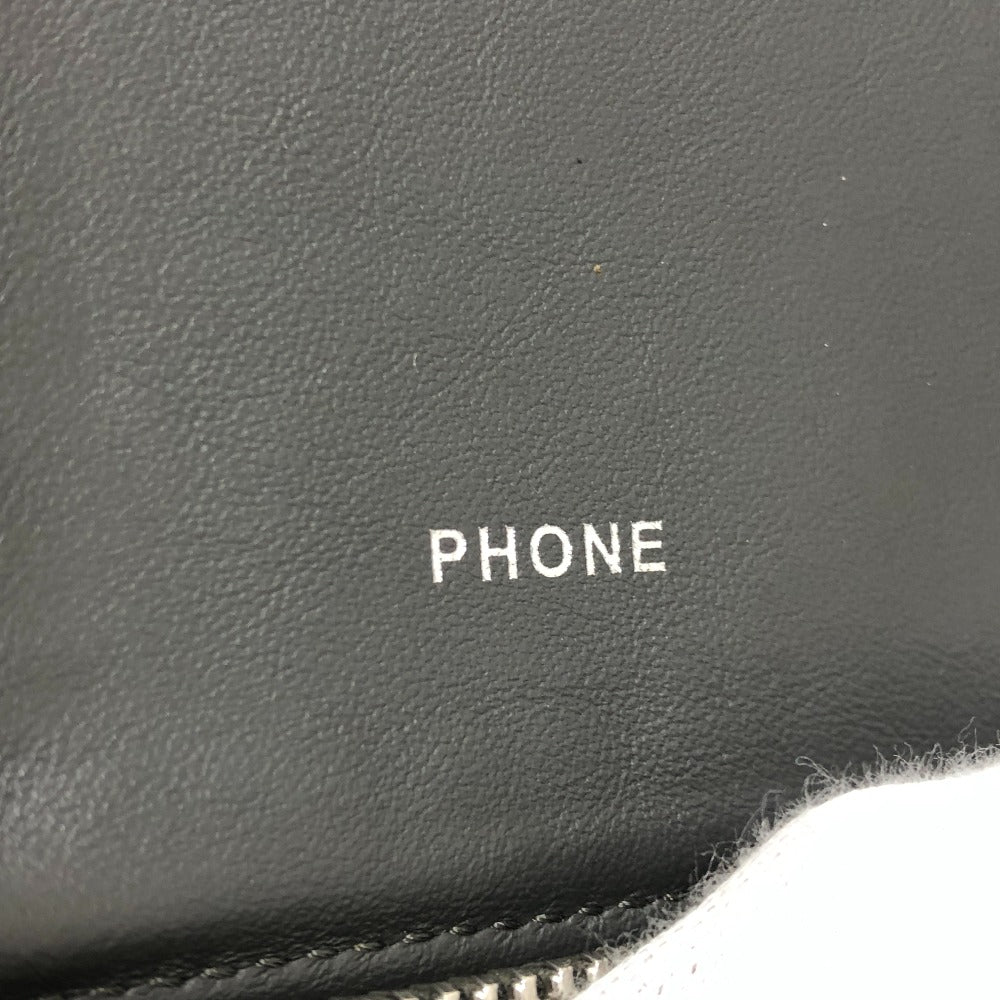 FENDI 7M0276 ズッカ柄トラベルウォレット 長財布 財布 ウォレット  長財布 レザー レディース グレー - brandshop-reference