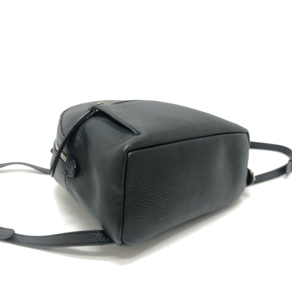 FENDI 8BZ036 Visible Bijou Backpack Rucksack Bag Rucksack Leather Women's Black