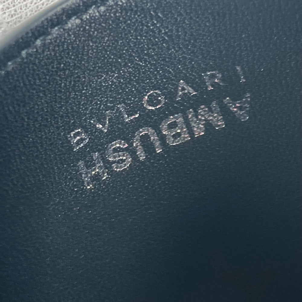 BVLGARI AMBUSH コラボ アンブッシュ ロゴ 名刺入れ パスケース バイカラー カードケース レザー メンズ