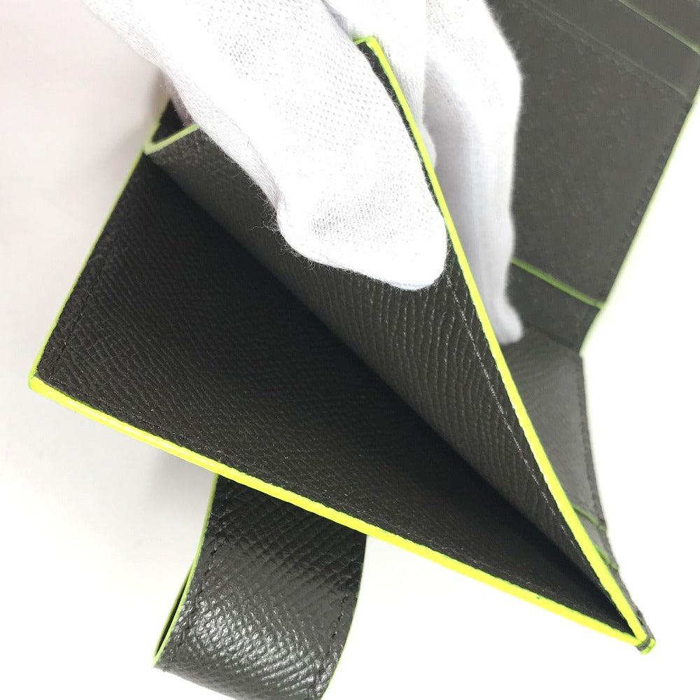 BVLGARI フラグメント fragment ロゴ マルチケース 名刺入れ パスケース カードケース レザー メンズ グレー - brandshop-reference