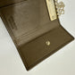 BVLGARI 6-ring double-ring key case, leather, men's, brown
