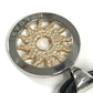 BVLGARI K18 金 18K トンドサン ダイヤモンド 5連チョーカー 5連 レザー 革 アクセサリー ジュエリー ネックレス Au750 ユニセックス シルバー
