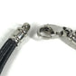 BVLGARI K18 金 18K トンドサン ダイヤモンド 5連チョーカー 5連 レザー 革 アクセサリー ジュエリー ネックレス Au750 ユニセックス シルバー