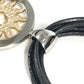 BVLGARI K18 金 18K トンドサン ダイヤモンド 5連チョーカー 5連 レザー 革 アクセサリー ジュエリー ネックレス Au750 ユニセックス シルバー