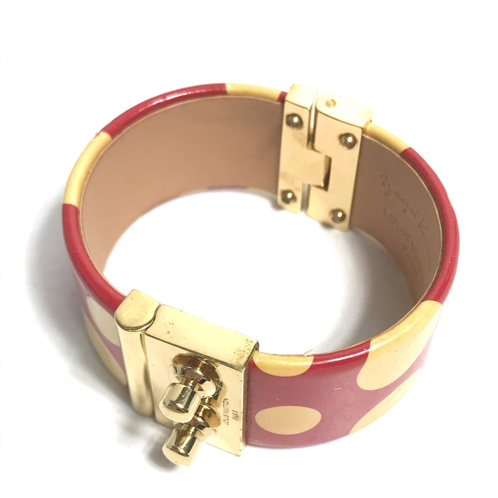 LOUIS VUITTON and Yayoi Kusama Collaboration Dot Bangle Bracelet in Enamel, Red, for Women