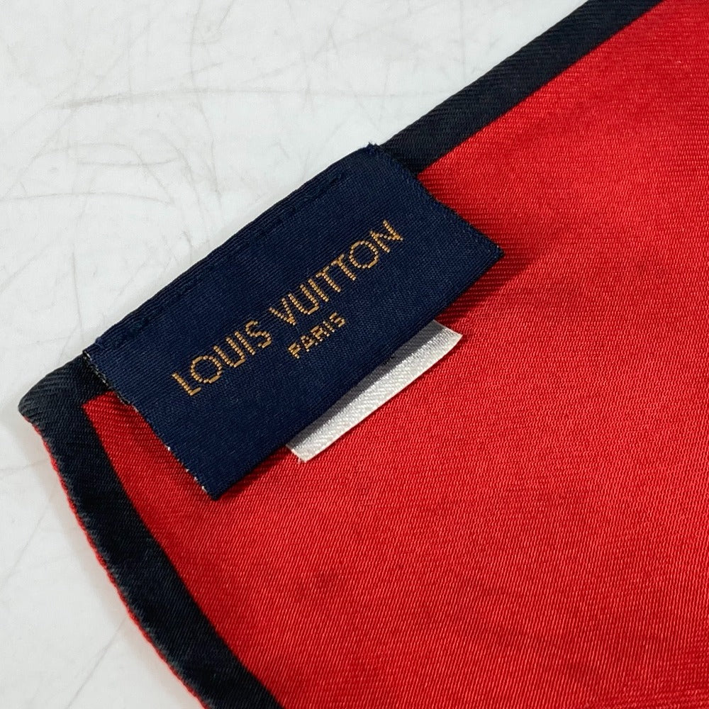 LOUIS VUITTON M73964 Monogram Bandeau Trunk Bandeau Scarf Silk Women's Beige