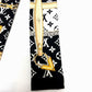 LOUIS VUITTON M78656 バンドー・モノグラム コンフィデンシャル ハンカチ スカーフ スカーフ シルク レディース
