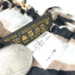 LOUIS VUITTON Tassel Shawl with Fringe and Rhinestones, Silk Stole, Women's, Brown