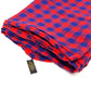 LOUIS VUITTON MP0894 Etoile Masai Fashion Accessory Cotton Stole Unisex Red
