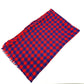 LOUIS VUITTON MP0894 Etoile Masai Fashion Accessory Cotton Stole Unisex Red