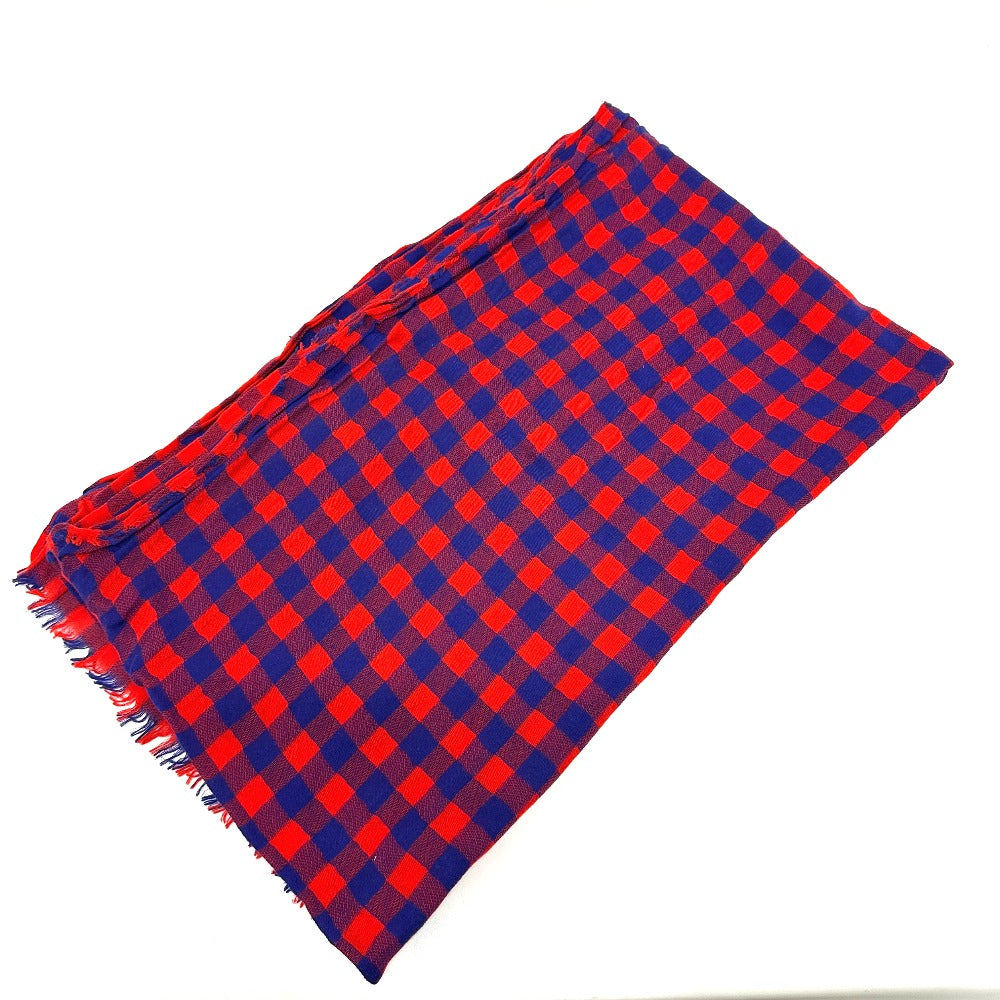 LOUIS VUITTON MP0894 Etoile Masai Fashion Accessory Cotton Stole Unisex Red