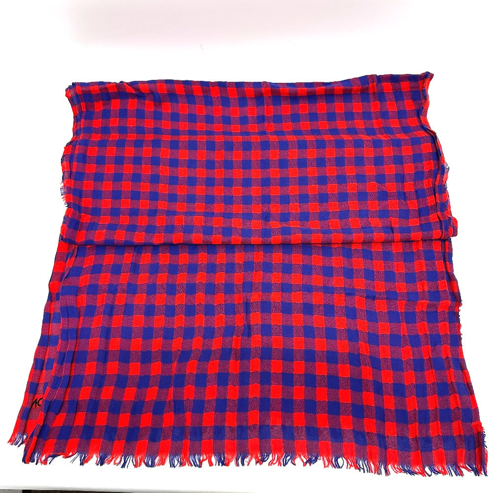 LOUIS VUITTON MP0894 Etoile Masai Fashion Accessory Cotton Stole Unisex Red