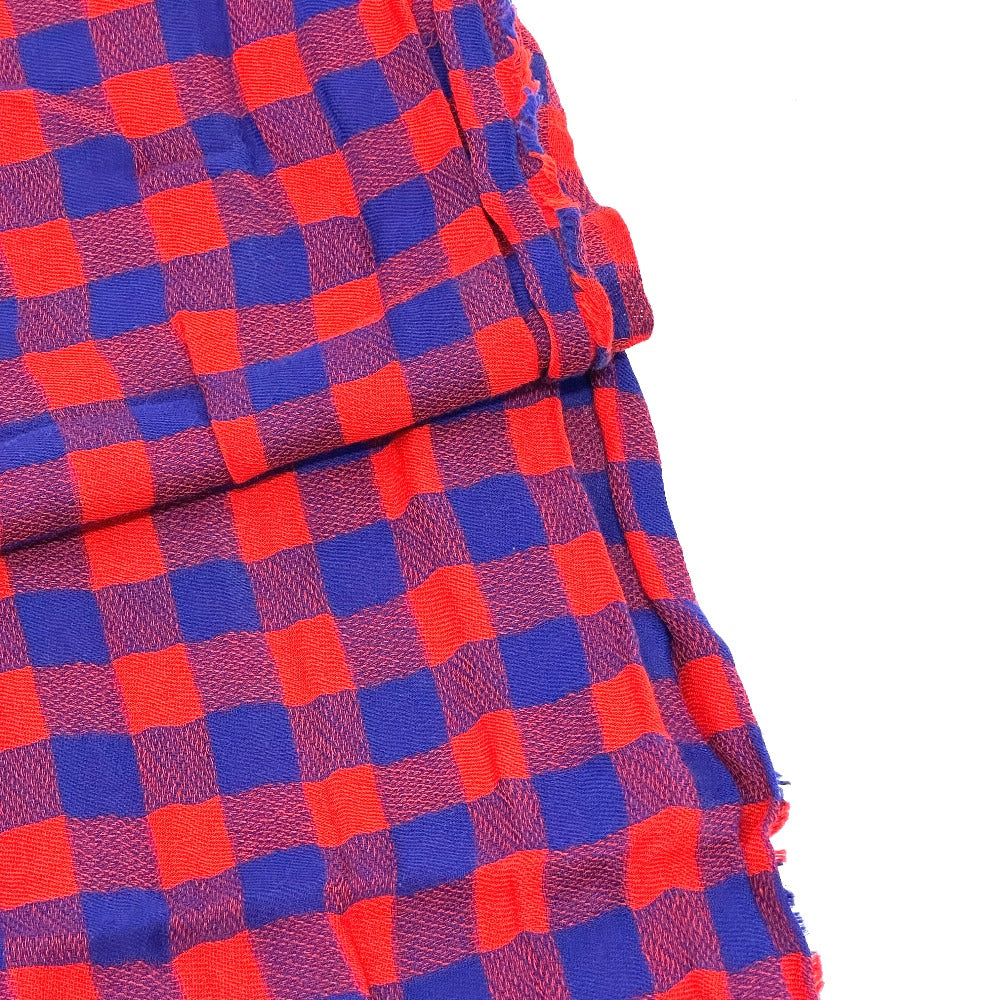 LOUIS VUITTON MP0894 Etoile Masai Fashion Accessory Cotton Stole Unisex Red