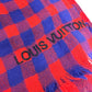 LOUIS VUITTON MP0894 Etoile Masai Fashion Accessory Cotton Stole Unisex Red