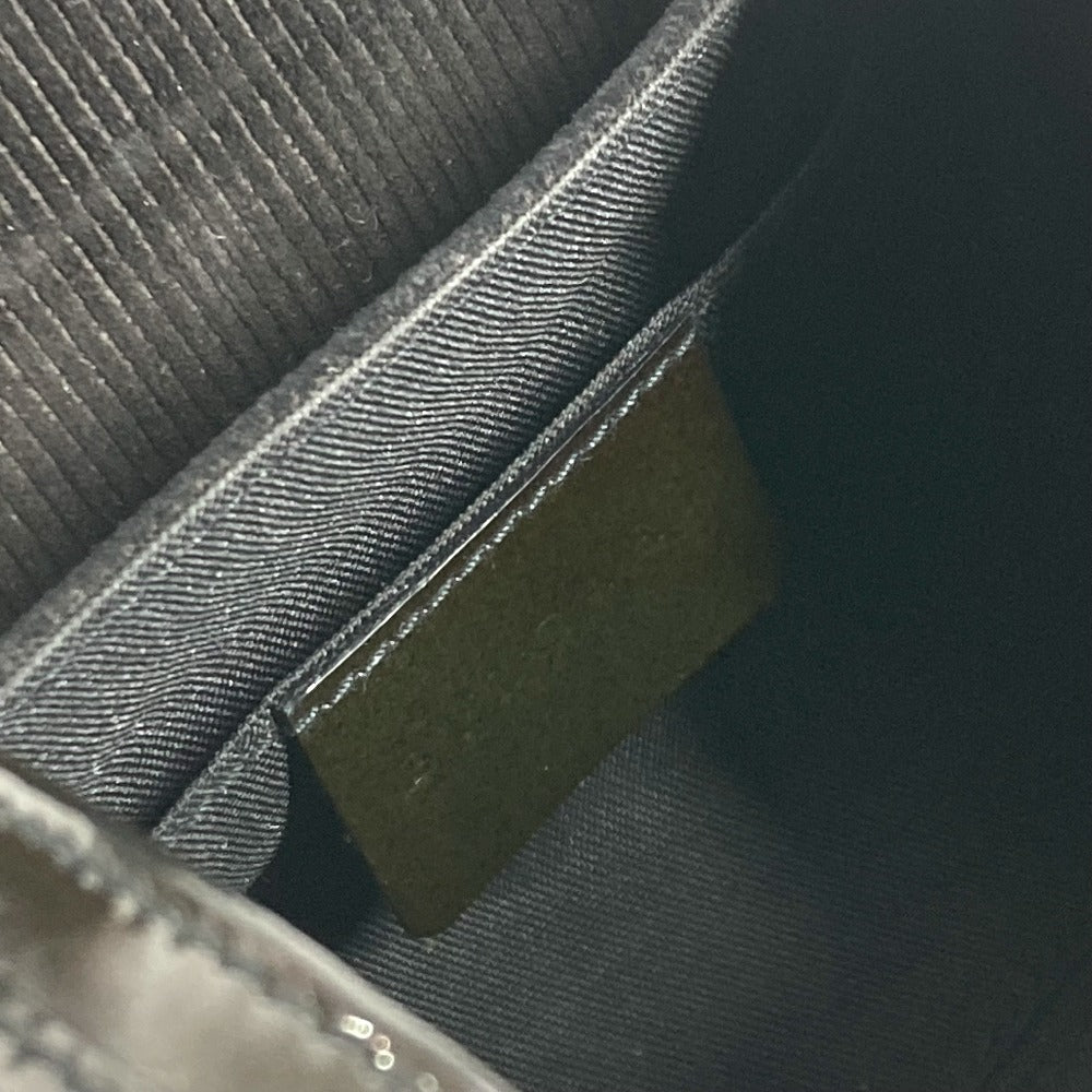 BVLGARI ビーゼロワン B-ZERO1 ロゴマニア ドラム 筒型 カバン 肩掛け ショルダーバッグ ハンドバッグ スエード レディース ブラック - brandshop-reference