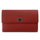 BVLGARI Millerige Travel Organizer Multi-Case Passport Case Travel Case PVC Unisex Red