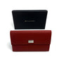 BVLGARI Millerige Travel Organizer Multi-Case Passport Case Travel Case PVC Unisex Red