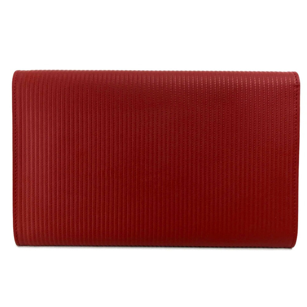 BVLGARI Millerige Travel Organizer Multi-Case Passport Case Travel Case PVC Unisex Red