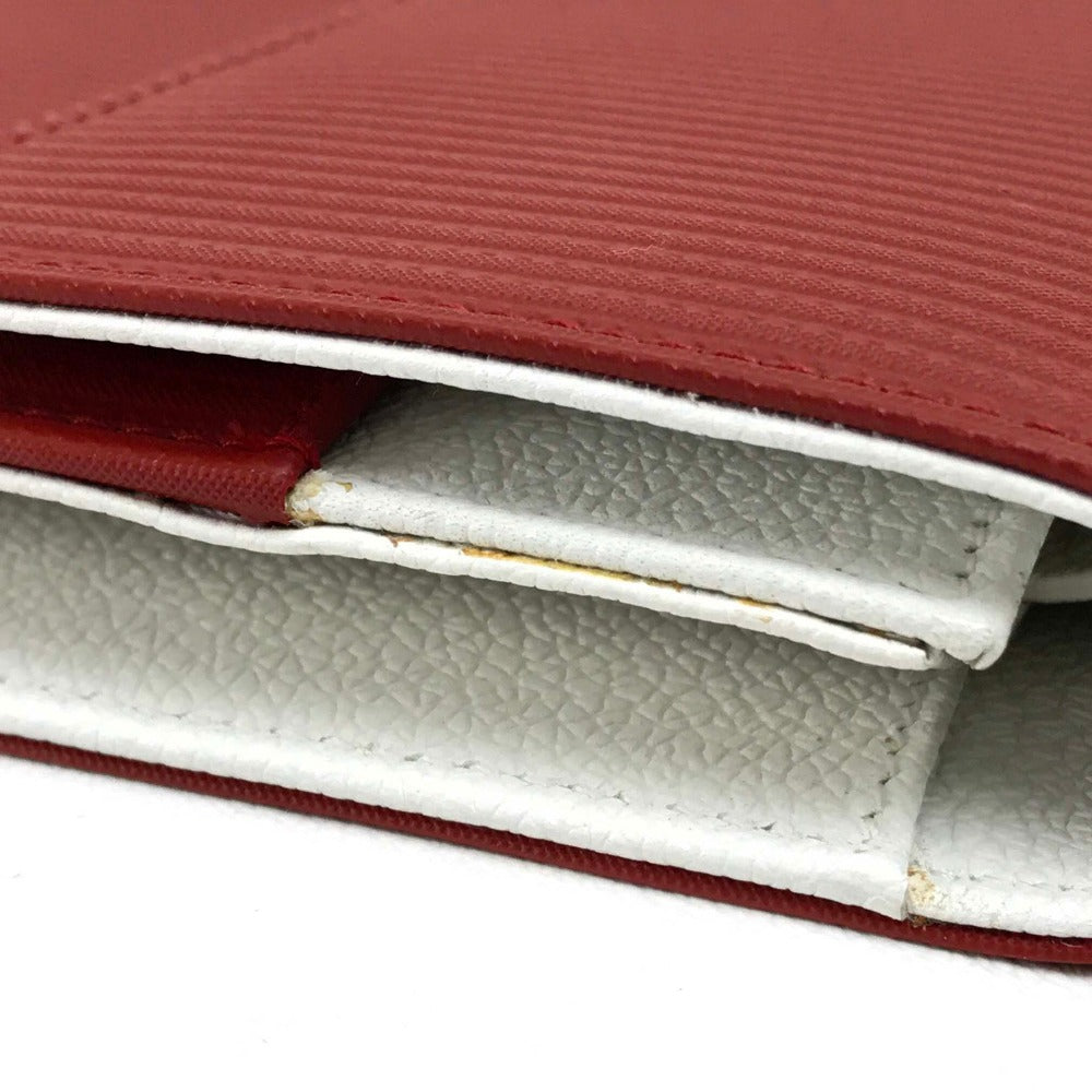 BVLGARI Millerige Travel Organizer Multi-Case Passport Case Travel Case PVC Unisex Red