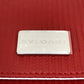 BVLGARI Millerige Travel Organizer Multi-Case Passport Case Travel Case PVC Unisex Red
