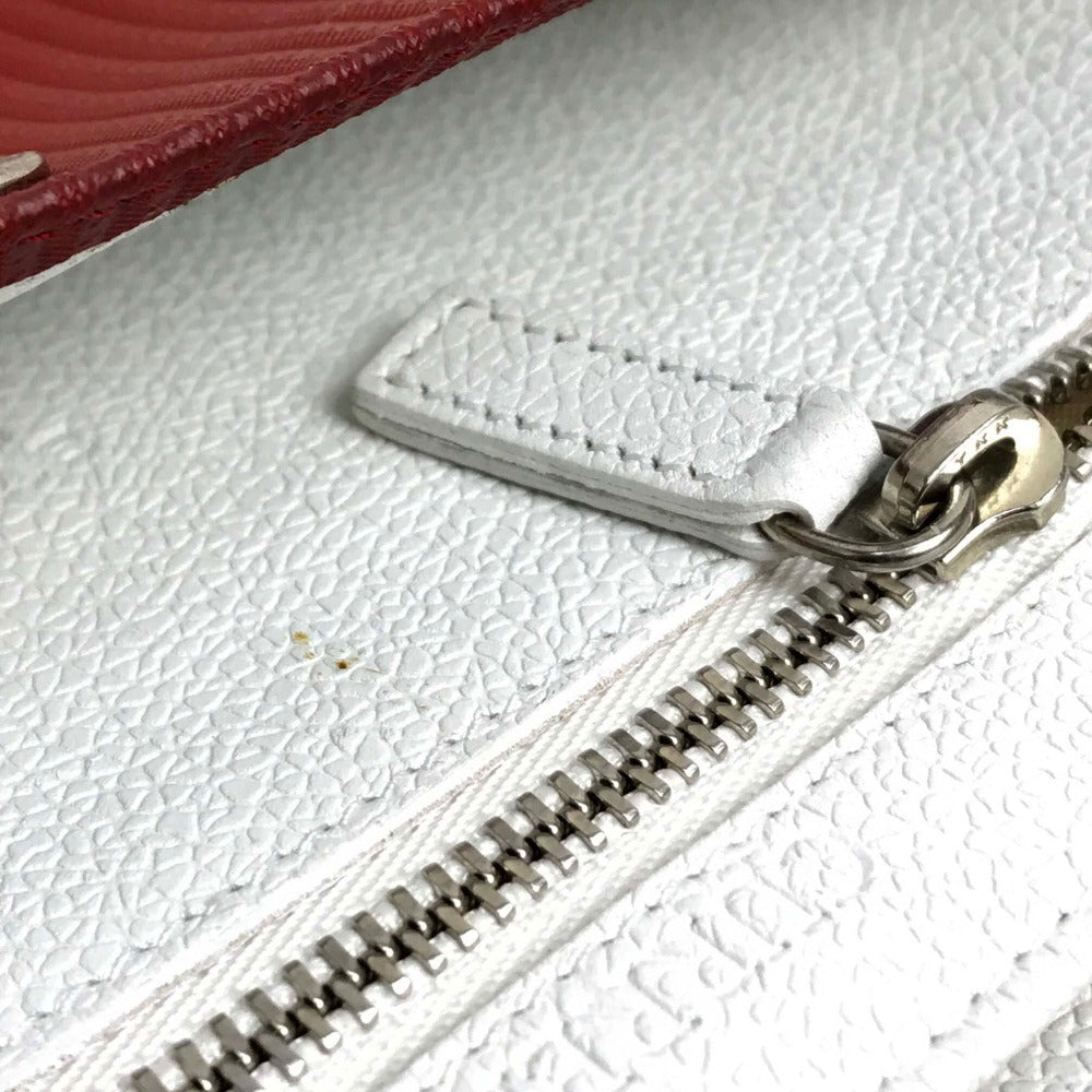 BVLGARI Millerige Travel Organizer Multi-Case Passport Case Travel Case PVC Unisex Red