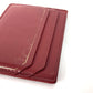 CARTIER Garland de Cartier Business Card Holder Pass Case Card Case Leather wine-red Used