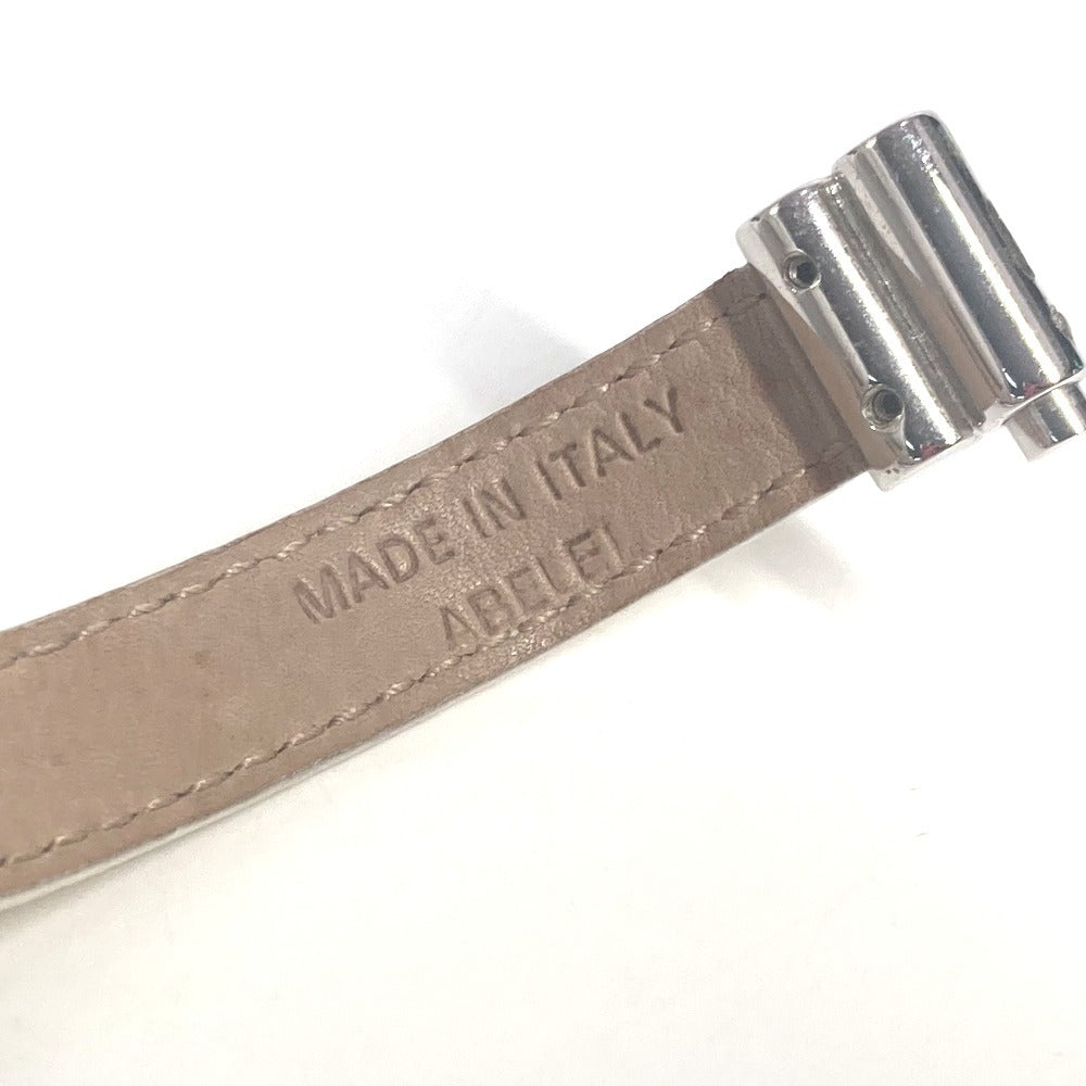 BVLGARI ブルガリブルガリ ロゴ ダブルコイルド 2重ブレスレット アクセサリー ブレスレット レザー レディース ベージュ - brandshop-reference