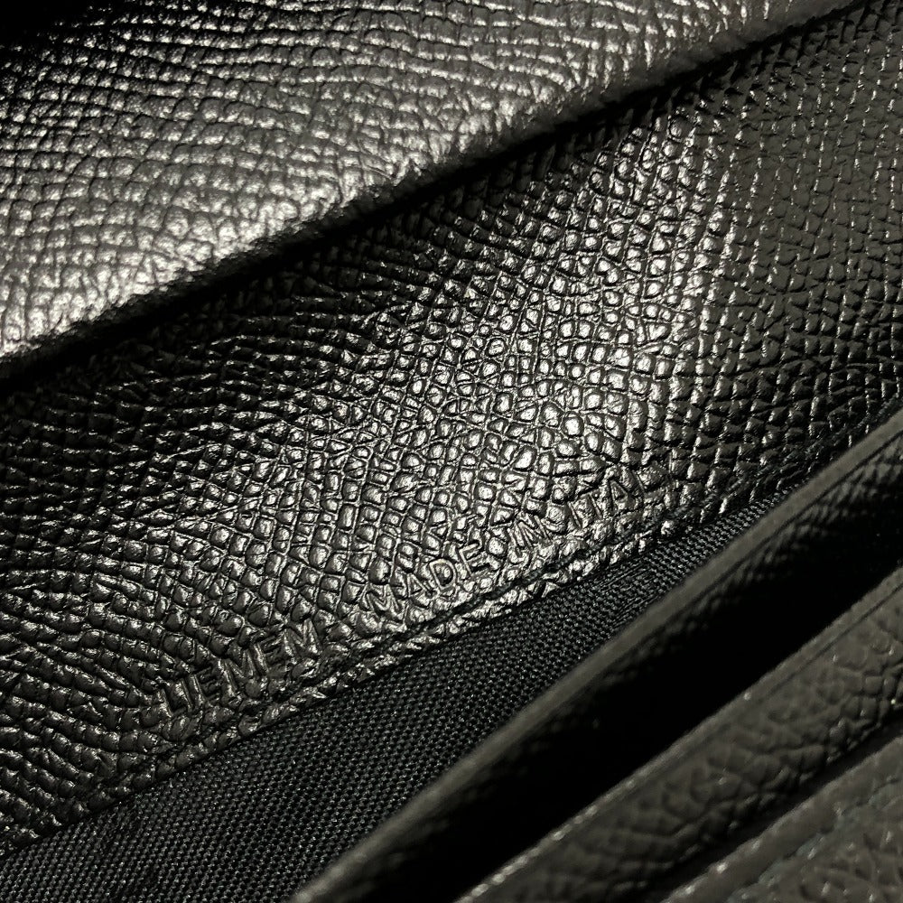 BVLGARI Bulgari Bulgari Wallet accessories Trifold wallet Leather Black Used