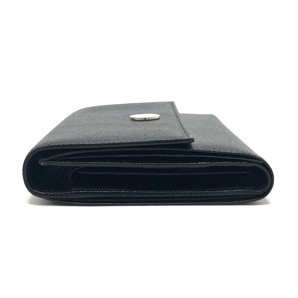 BVLGARI Bulgari Bulgari Wallet accessories Trifold wallet Leather Black Used