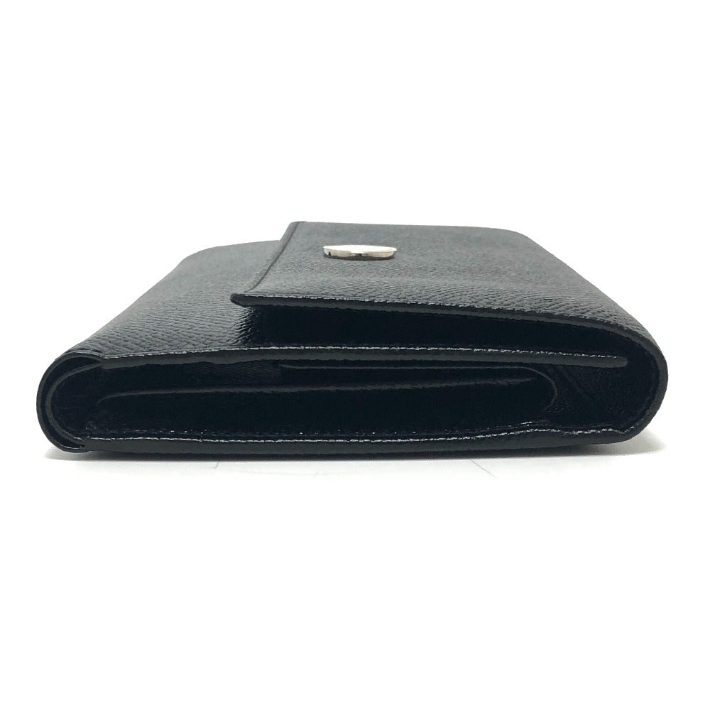 BVLGARI Bulgari Bulgari Wallet accessories Trifold wallet Leather Black Used