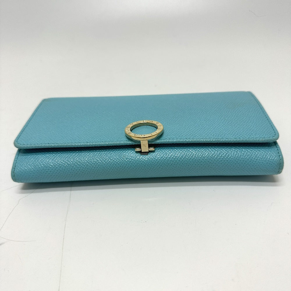 BVLGARI 290476 ブルガリ・ブルガリ  ロゴクリップ 2つ折り財布 レザー レディース - brandshop-reference