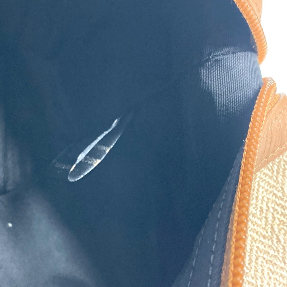 BVLGARI S.Bulgari ロゴ ポーチ セカンドバッグ レザー/PVC ユニセックス ベージュ - brandshop-reference