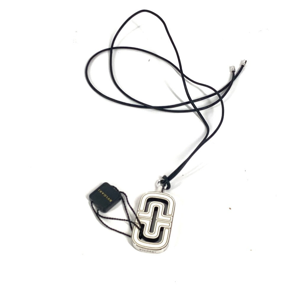 BVLGARI パレンテシ ロゴ アクセサリー ネックレス レザー ユニセックス ホワイト系 - brandshop-reference