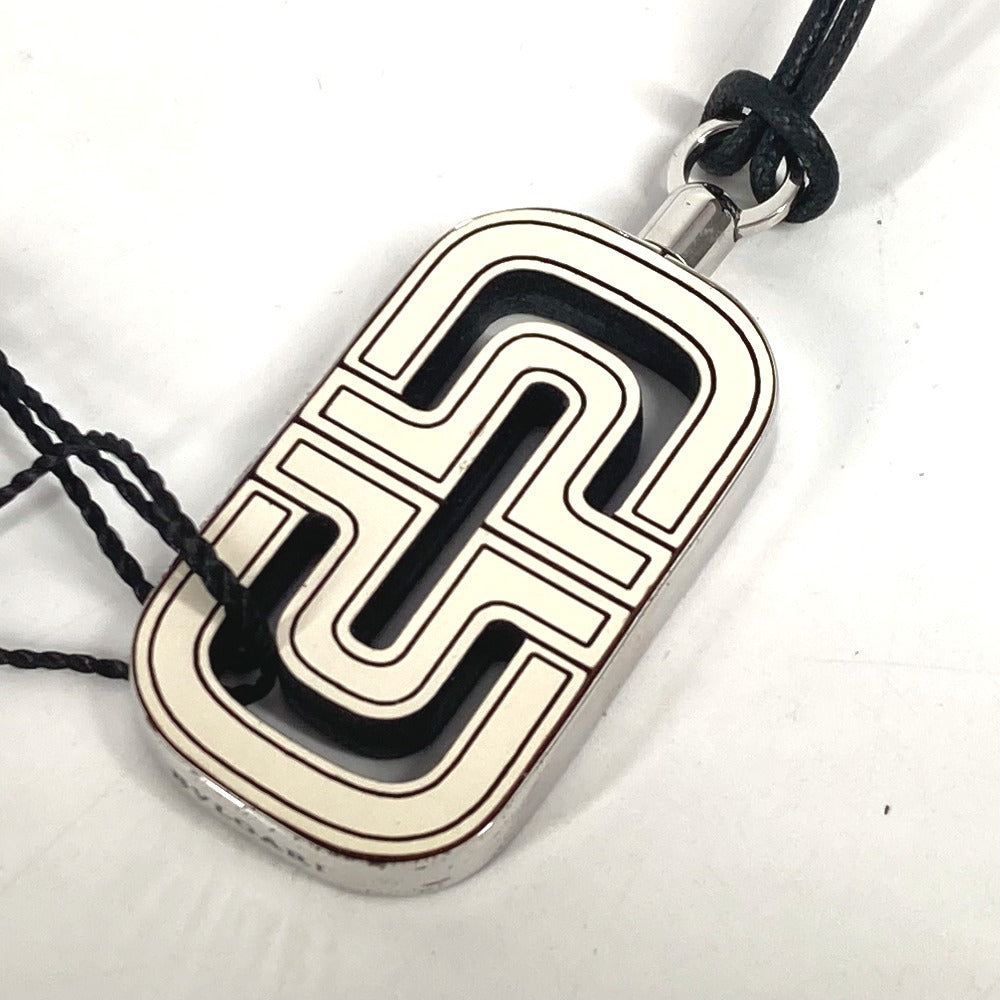 BVLGARI パレンテシ ロゴ アクセサリー ネックレス レザー ユニセックス ホワイト系 - brandshop-reference