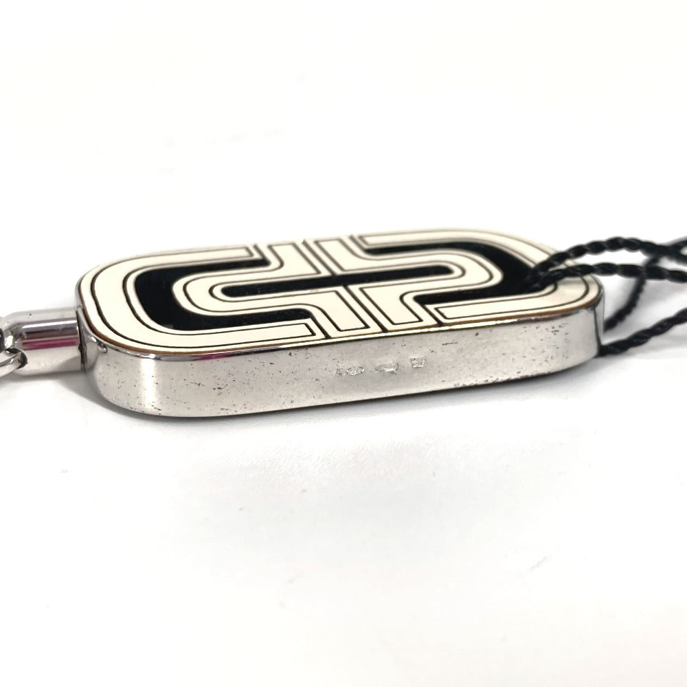 BVLGARI パレンテシ ロゴ アクセサリー ネックレス レザー ユニセックス ホワイト系 - brandshop-reference