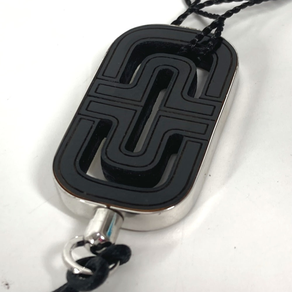 BVLGARI パレンテシ ロゴ アクセサリー ネックレス レザー ユニセックス ホワイト系 - brandshop-reference