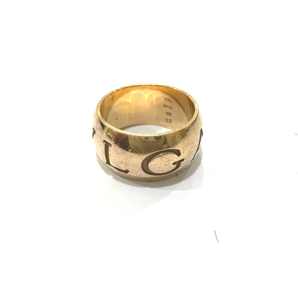 BVLGARI K18PG モノロゴ アクセサリー リング・指輪 K18PG レディース ピンクゴールド ゴールド