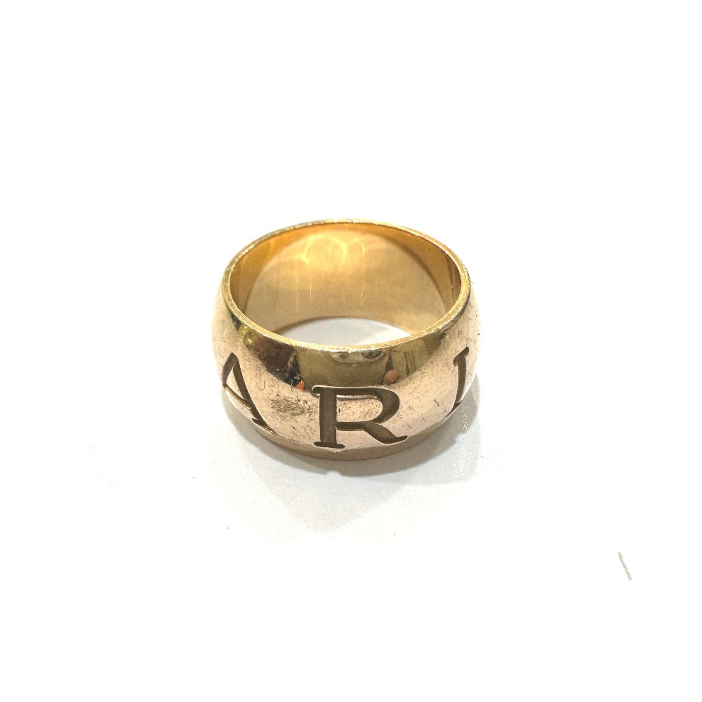 BVLGARI K18PG Monologo Accessory Ring, K18PG Women's Pink Gold