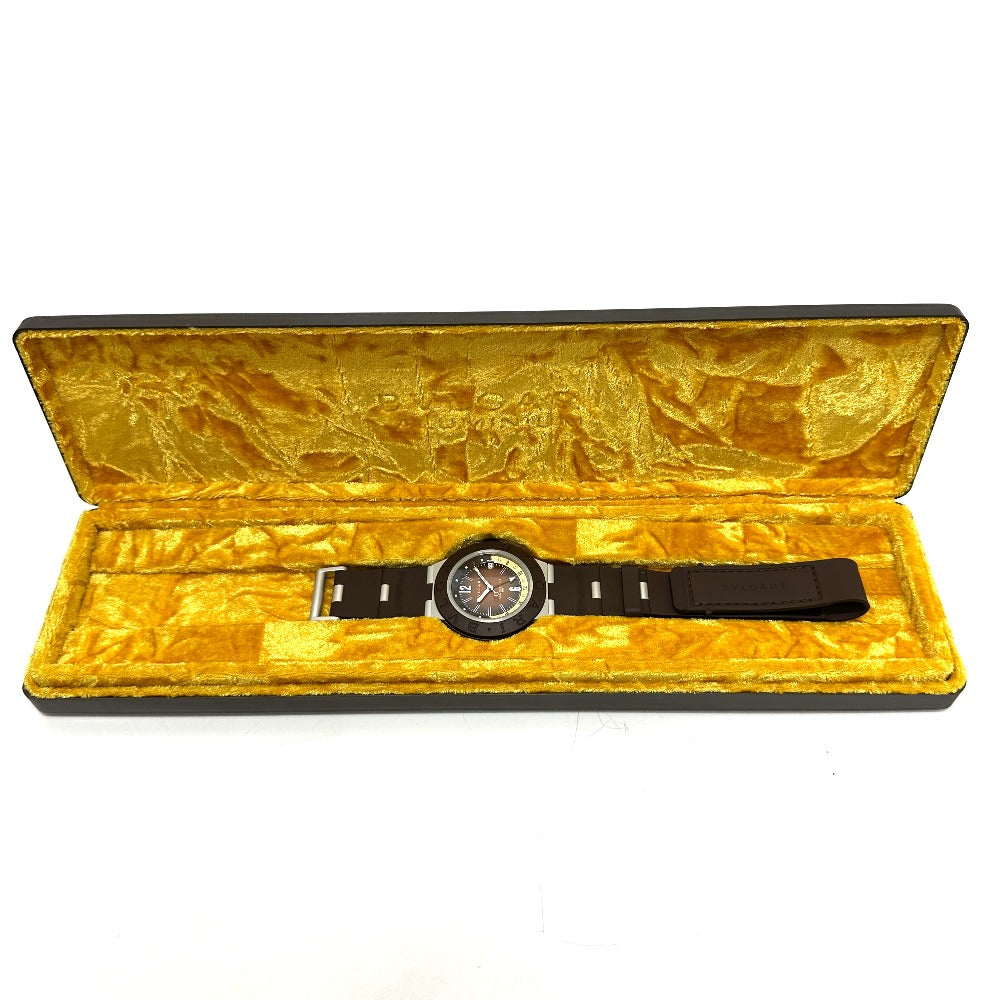BVLGARI BB 40 AT アルミニウム GMT フェンダー 世界限定1200本 自動巻き 腕時計 アルミニウム メンズ ブラウン