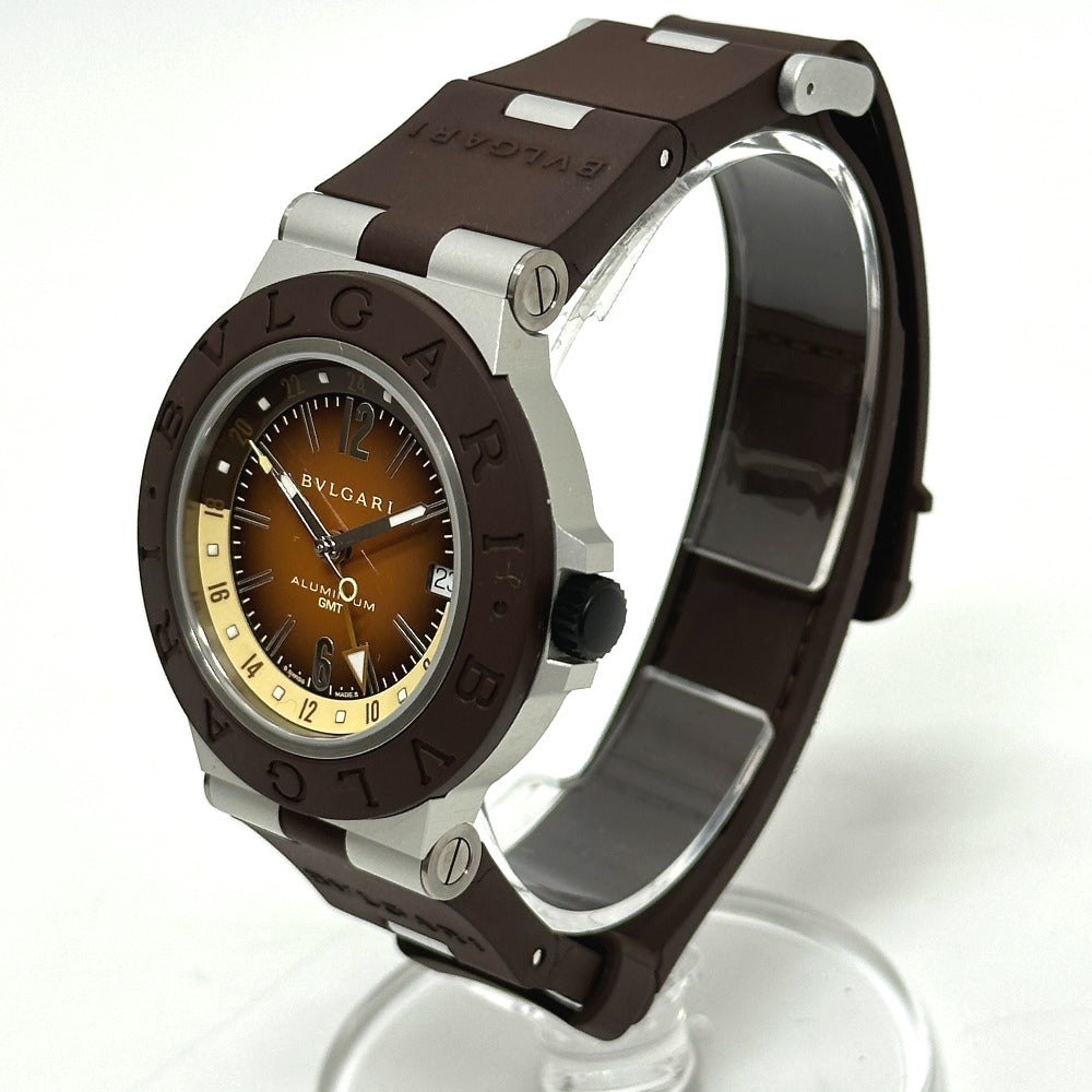 BVLGARI BB 40 AT アルミニウム GMT フェンダー 世界限定1200本 自動巻き 腕時計 アルミニウム メンズ ブラウン