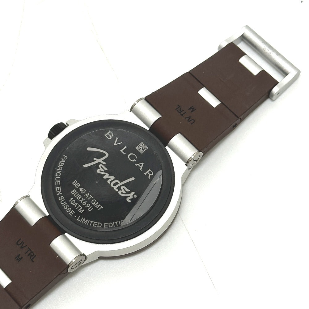 BVLGARI BB 40 AT アルミニウム GMT フェンダー 世界限定1200本 自動巻き 腕時計 アルミニウム メンズ ブラウン