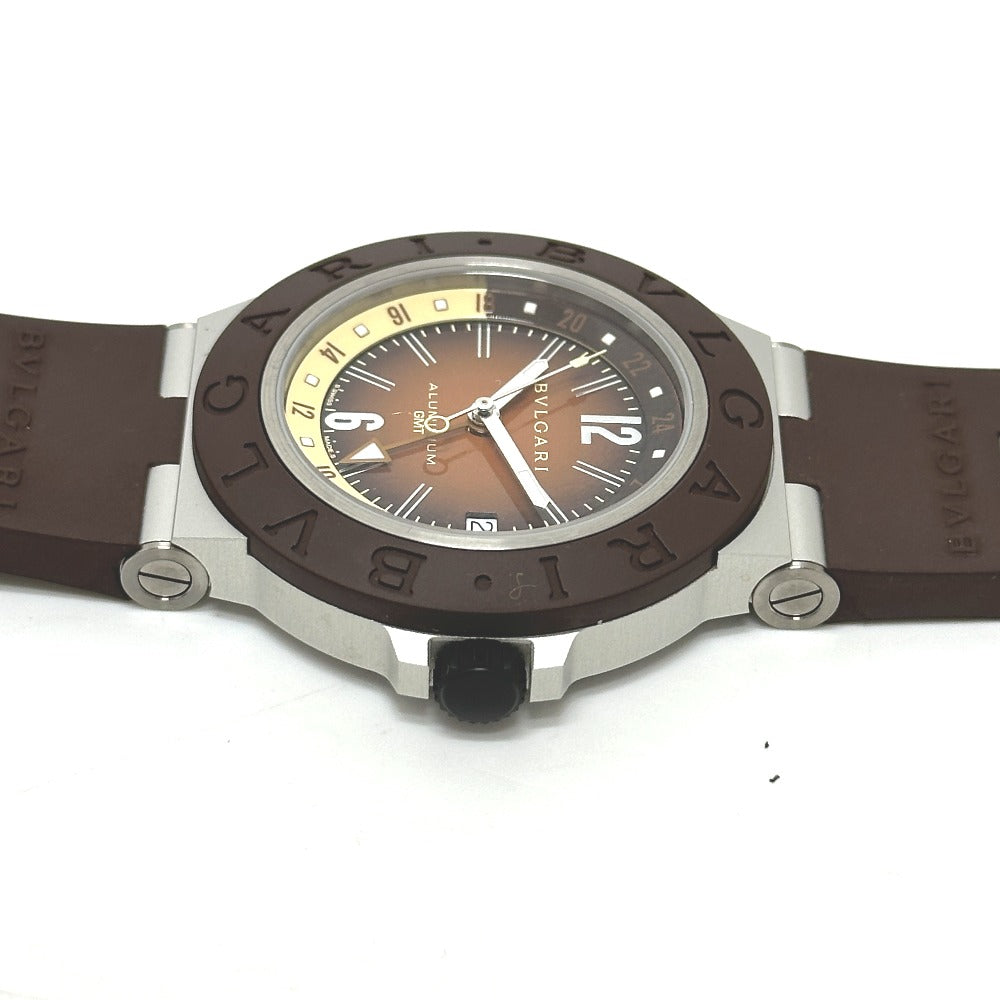 BVLGARI BB 40 AT アルミニウム GMT フェンダー 世界限定1200本 自動巻き 腕時計 アルミニウム メンズ ブラウン