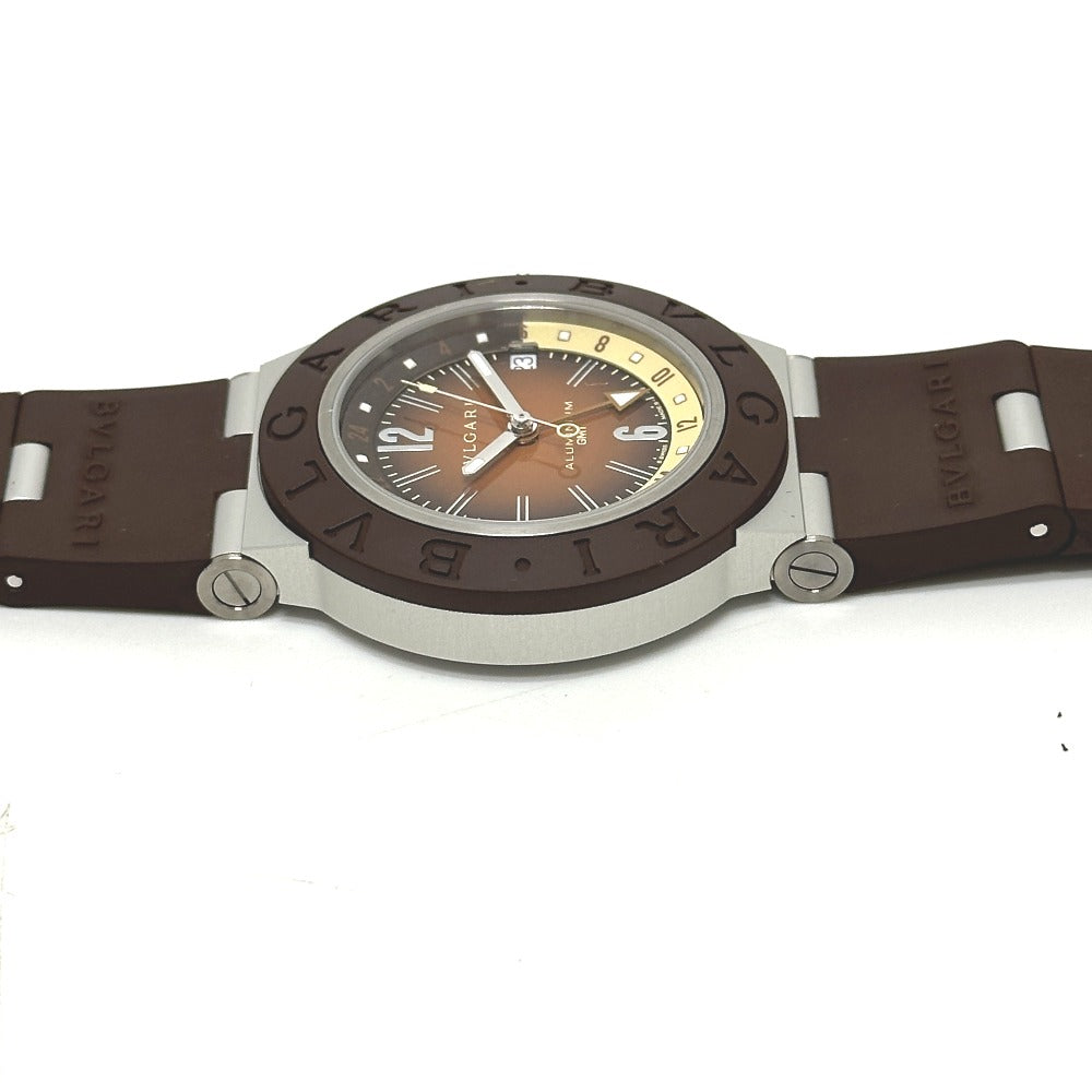 BVLGARI BB 40 AT アルミニウム GMT フェンダー 世界限定1200本 自動巻き 腕時計 アルミニウム メンズ ブラウン