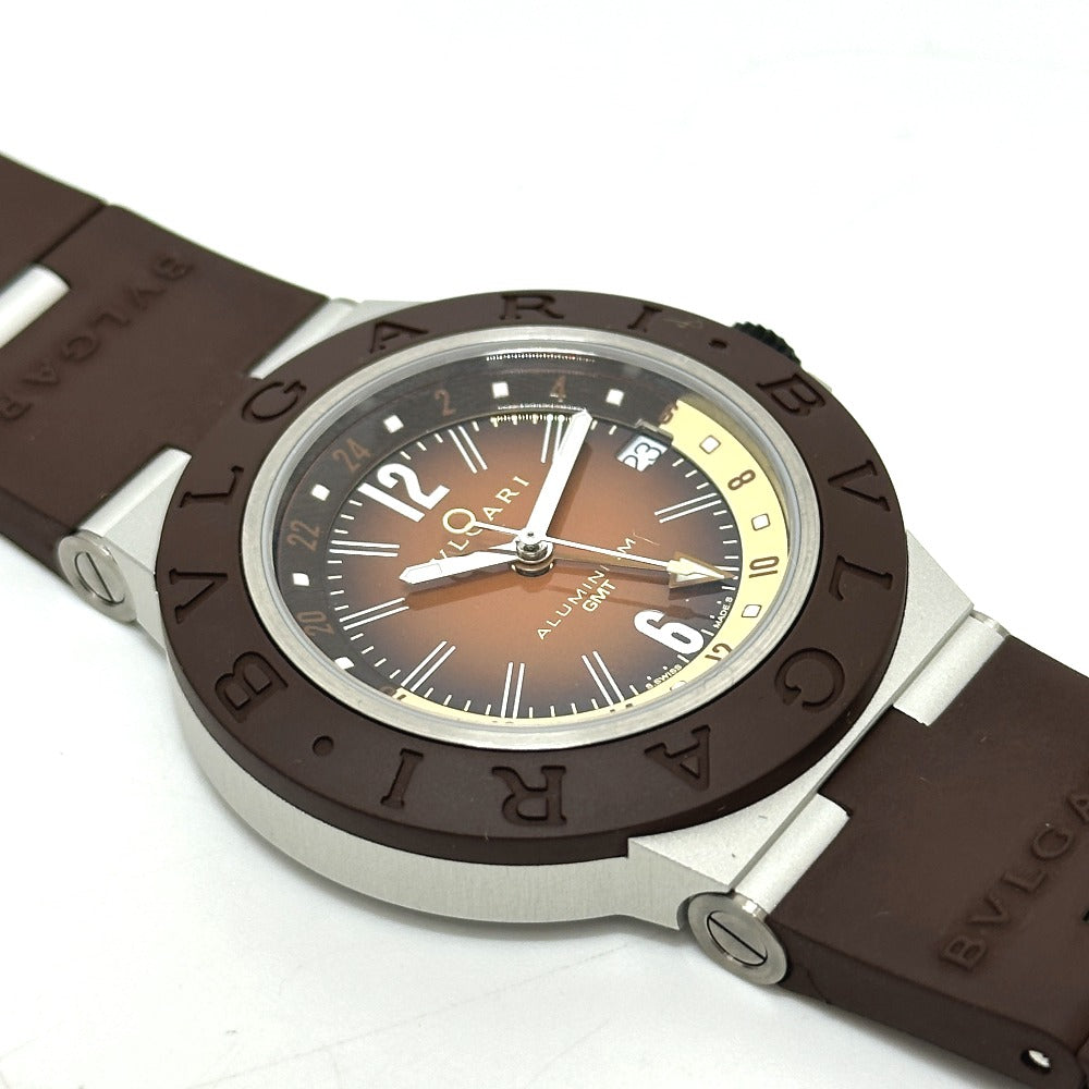 BVLGARI BB 40 AT アルミニウム GMT フェンダー 世界限定1200本 自動巻き 腕時計 アルミニウム メンズ ブラウン