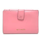 BVLGARI Serpenti Bi-fold wallet, leather accessories Folded wallet Leather pink Used